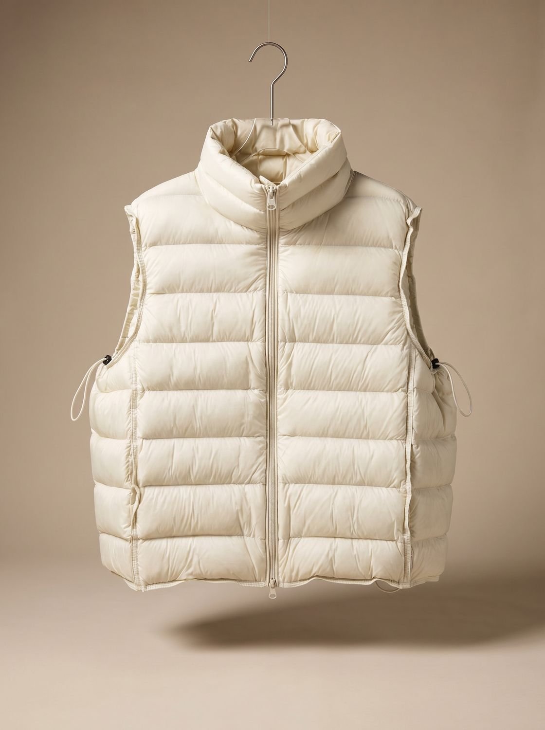 Christabel | Women's Quilted Vest with Two-Way Zip and Stand-Up Collar