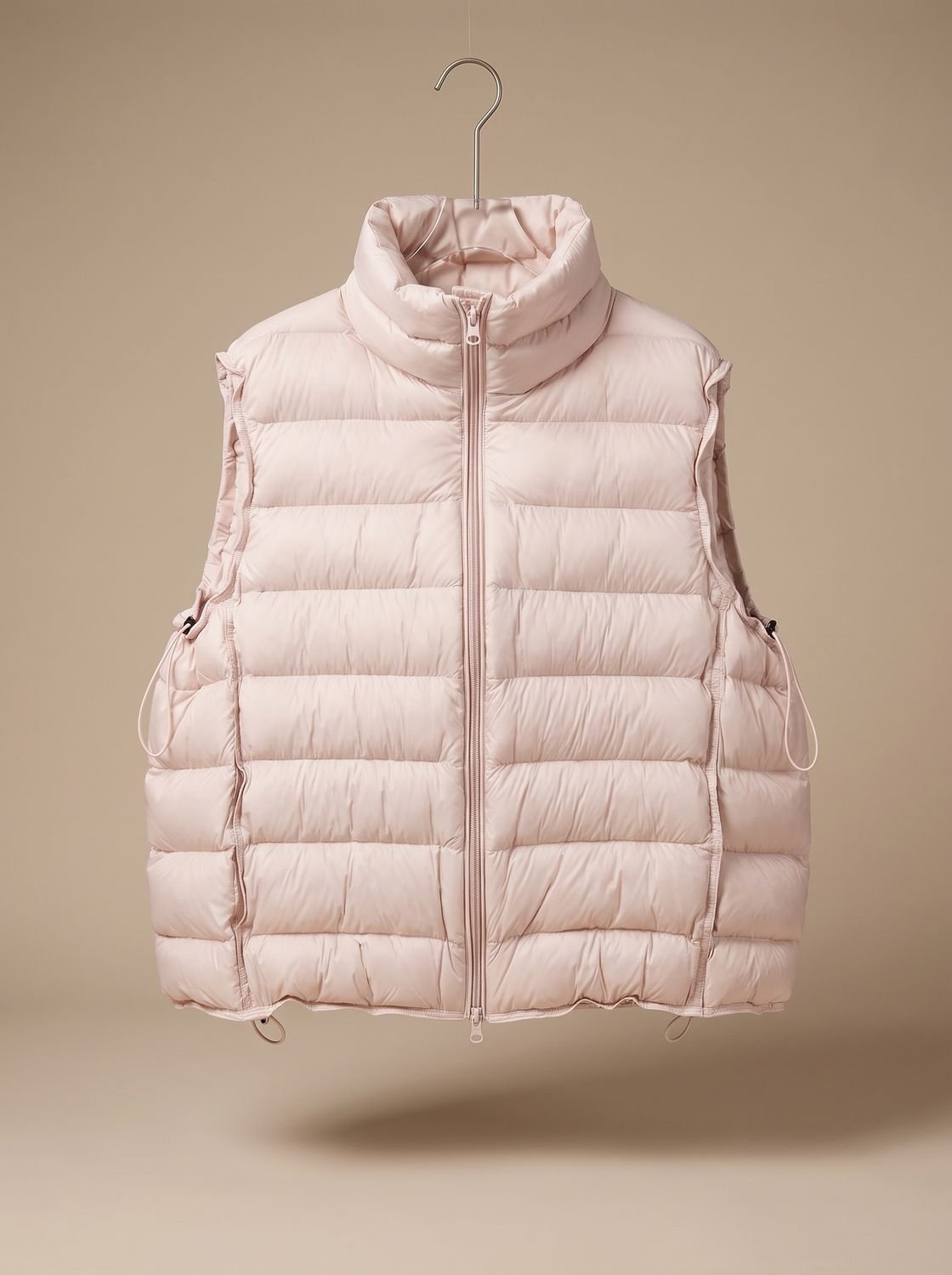 Christabel | Women's Quilted Vest with Two-Way Zip and Stand-Up Collar