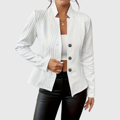 Valerie | Women's Structured Tailored Blazer with Button Front