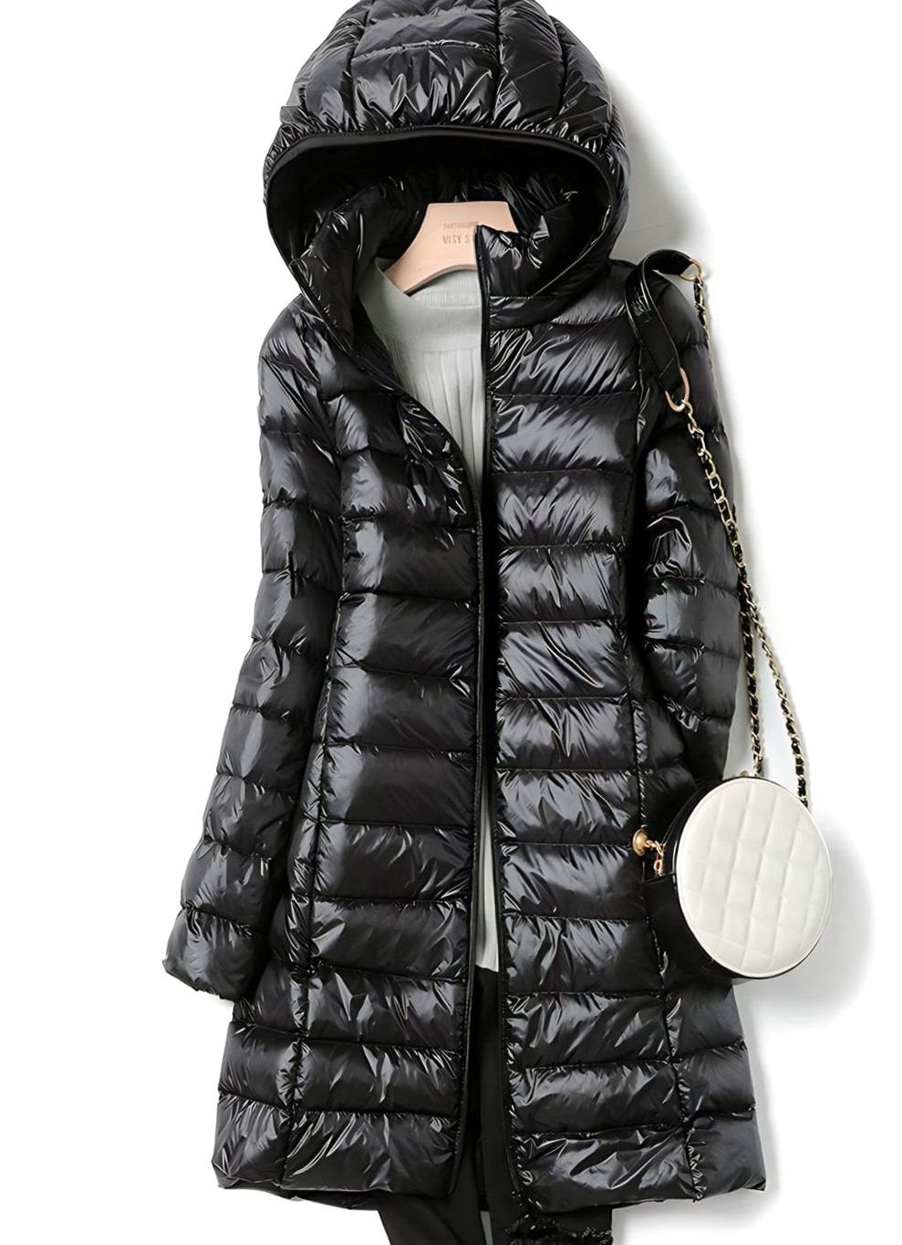 Nicole | Women's Lightweight Long Quilted Winter Jacket