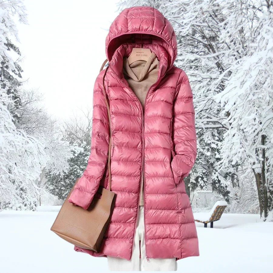 Cressida | Women's Mid-Length Hooded Puffer Jacket