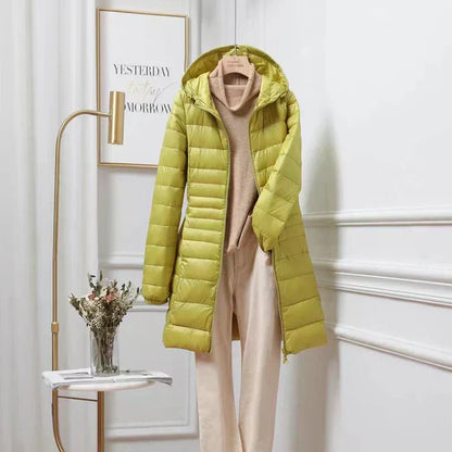 Cressida | Women's Mid-Length Hooded Puffer Jacket