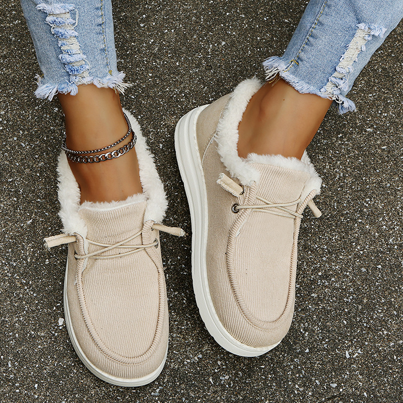 Carolyn | Warm Plush-Lined Casual Winter Shoes