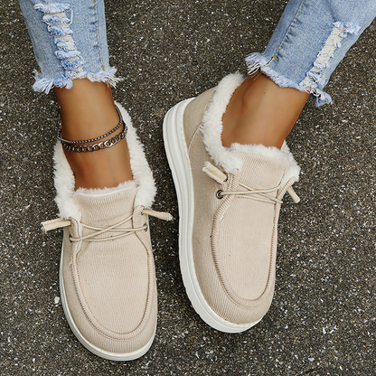 Carolyn | Warm Plush-Lined Casual Winter Shoes