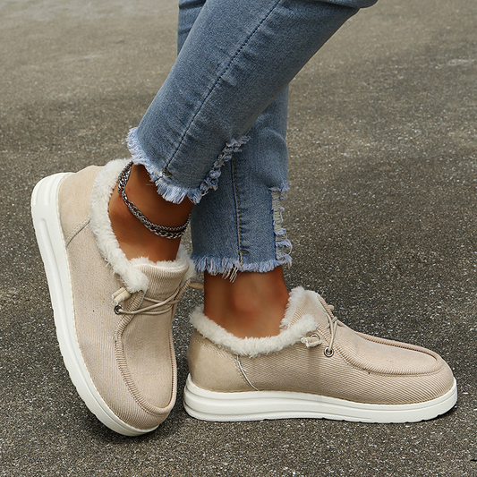 Carolyn | Warm Plush-Lined Casual Winter Shoes