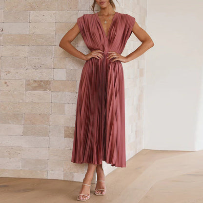 Rayna | Women’s Sleeveless V-Neck Dress