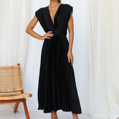 Rayna | Women’s Sleeveless V-Neck Dress