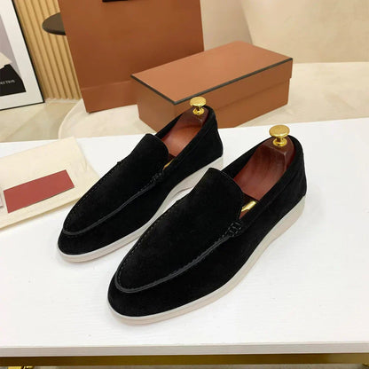 Axel | Men’s Suede Slip-On Moc-Toe Loafers | Classic