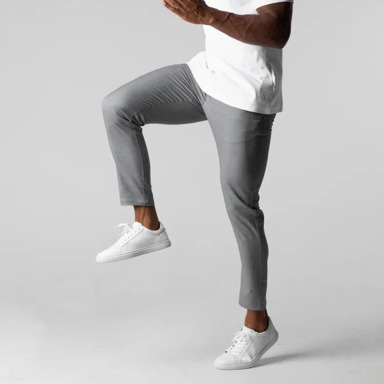 Alexander | Men's Casual Chino Trousers with Elastic Waist
