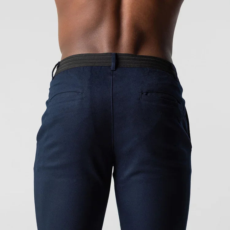 Alexander | Men's Casual Chino Trousers with Elastic Waist