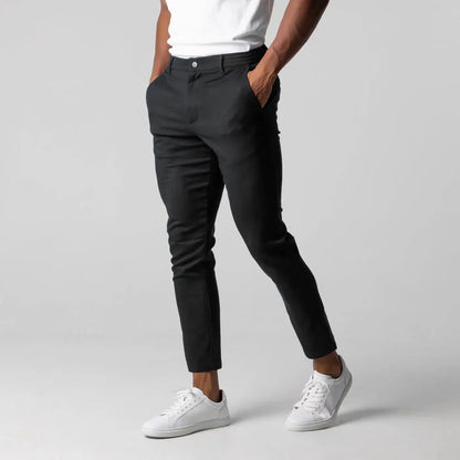 Alexander | Men's Casual Chino Trousers with Elastic Waist