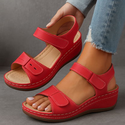 Madison | Orthopedic Wedge Sandals with Adjustable Strap