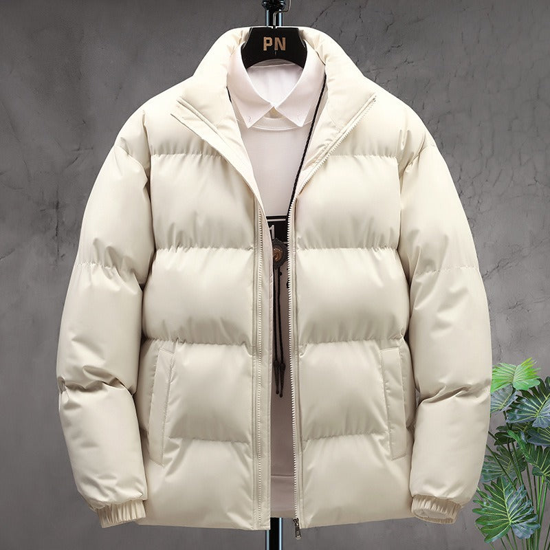 Benjamin | Men's Padded Winter Jacket with Stand Collar