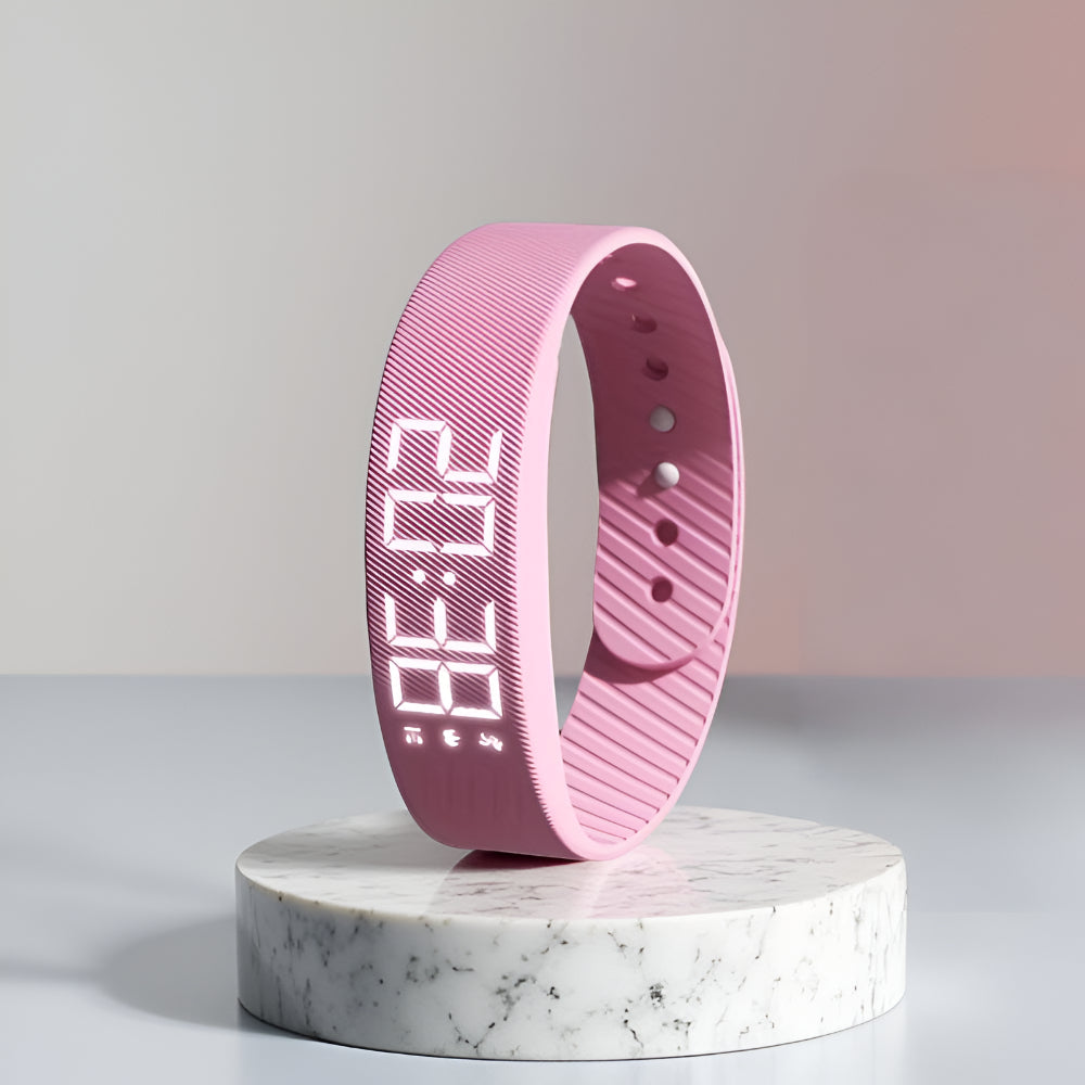 Chauncey | Women's and Men's Water-Resistant Sports Watch with LED Display