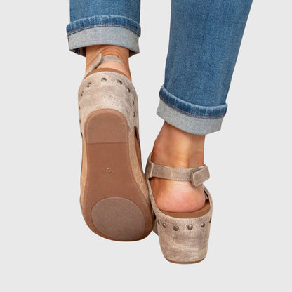 Calista | Women's orthopedic platform sandals with open toe