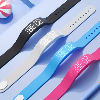 Chauncey | Women's and Men's Water-Resistant Sports Watch with LED Display