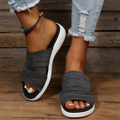 Theodora | Women’s slip on orthopedic slide sandals