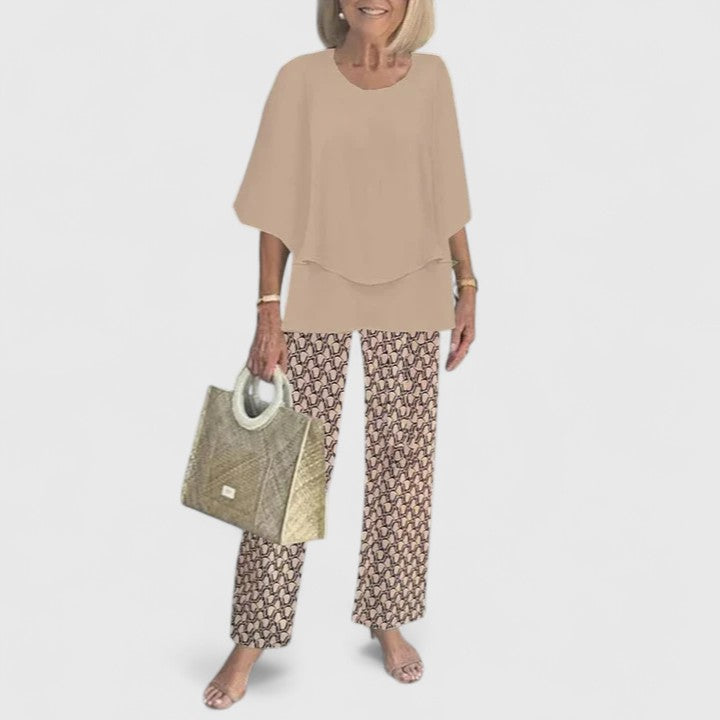 Adeline | Relaxed Flowy Top & Matching Pants Set