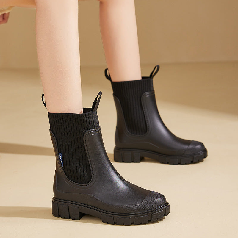 Mia | Waterproof Rain Boots with Anti-Slip Sole for Rainy Weather