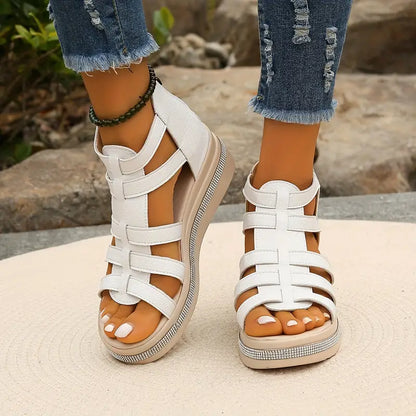 Nova | Comfort Sandals with Rhinestone Strap Design