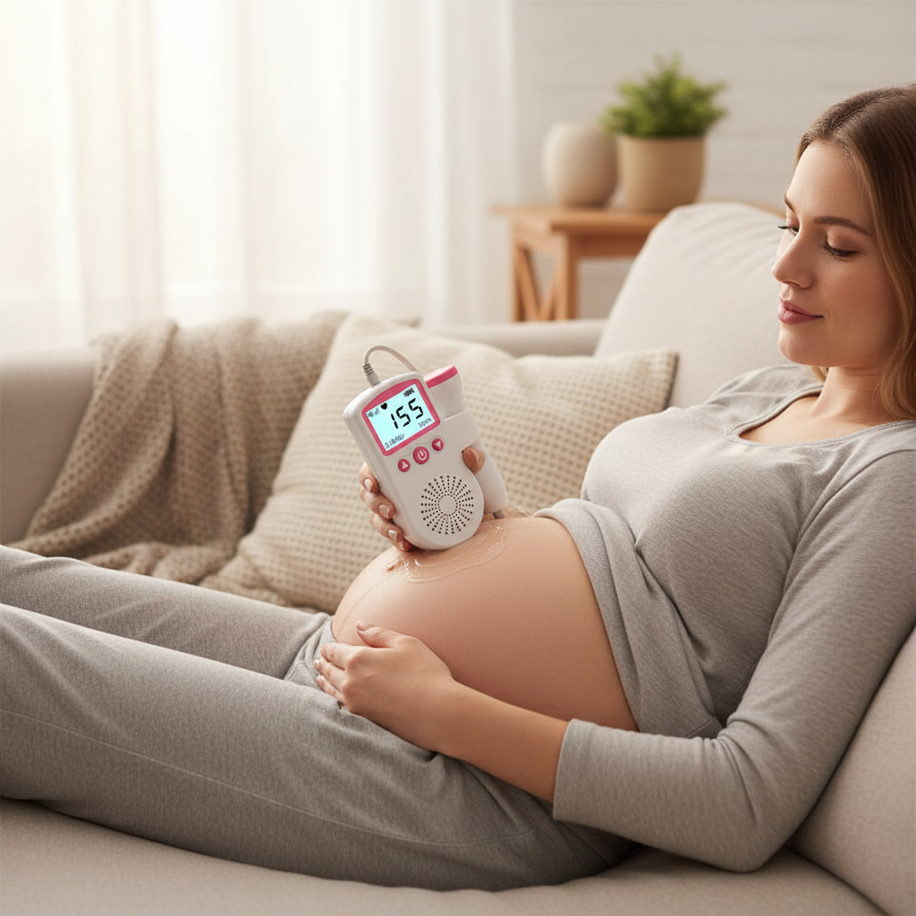 Angela | Portable Fetal Heartbeat Monitor with Digital Display