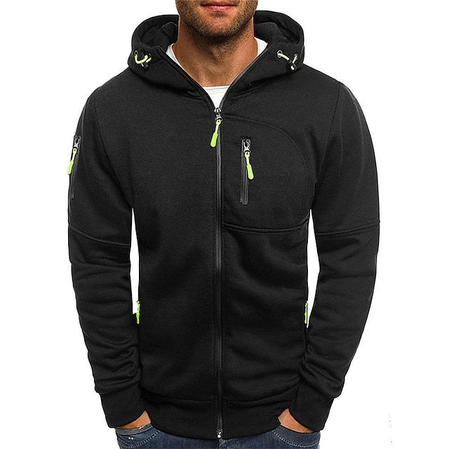Ralfh | Men's Hooded Jacket with Full-Length Zip