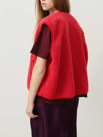 Danica | Women’s Sleeveless Buttoned Vest | Cozy