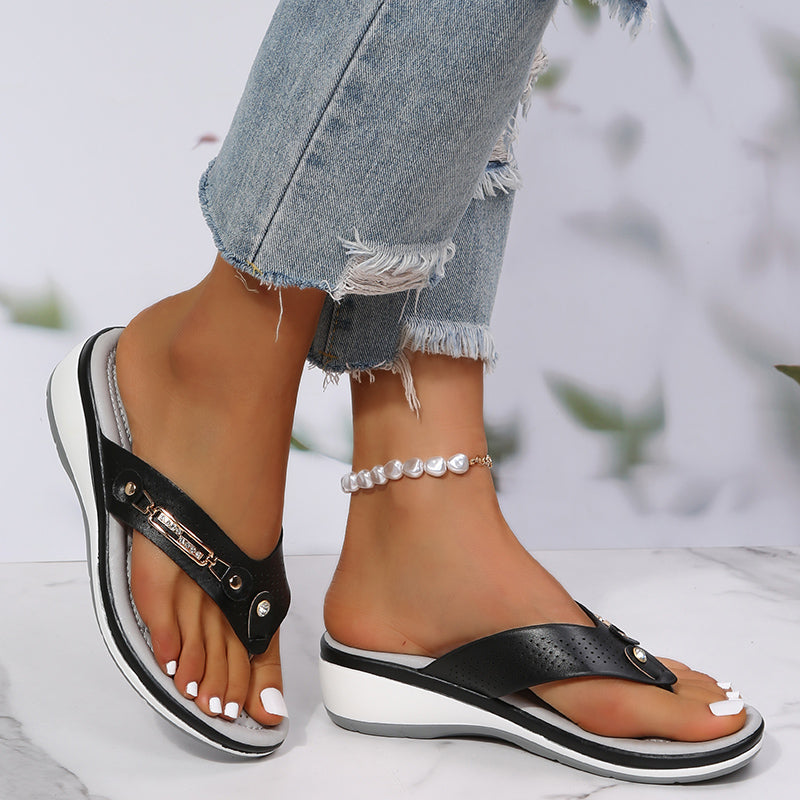 Jessalyn | Women’s Strappy Wedge Sandals | Stylish