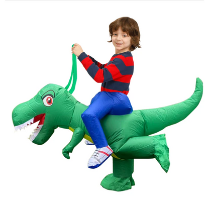 Claiborne | Inflatable Halloween Costume with Funny Dinosaur Design