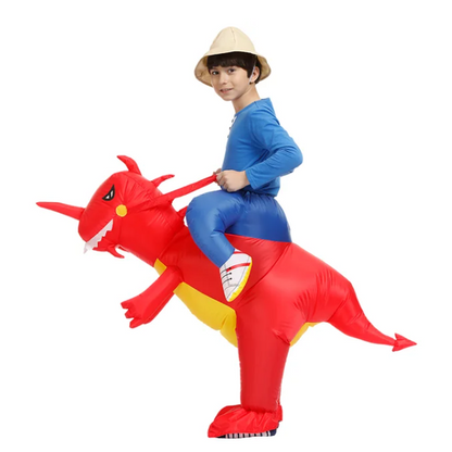 Claiborne | Inflatable Halloween Costume with Funny Dinosaur Design