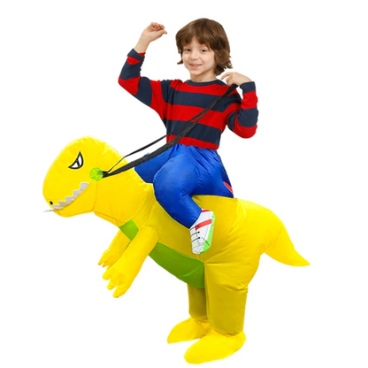 Claiborne | Inflatable Halloween Costume with Funny Dinosaur Design