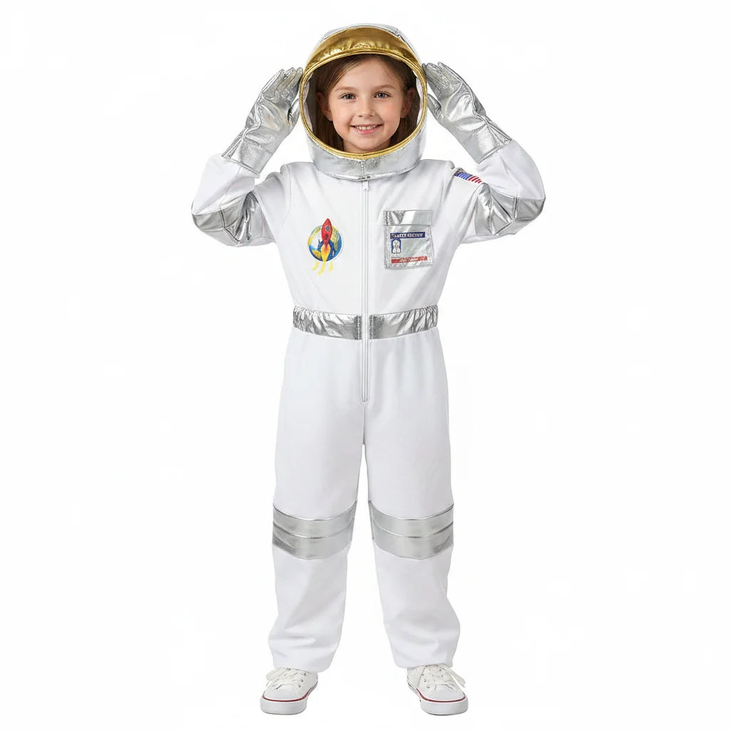 Claver | Kids' Astronaut Cosplay Set with Halloween Costume Design