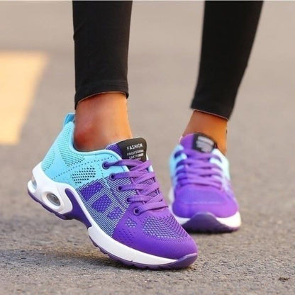 Landry | Women’s Lightweight Knit Sneakers with Air Unit Sole | Casual
