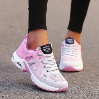 Landry | Women’s Lightweight Knit Sneakers with Air Unit Sole | Casual