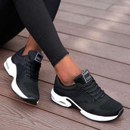 Landry | Women’s Lightweight Knit Sneakers with Air Unit Sole | Casual