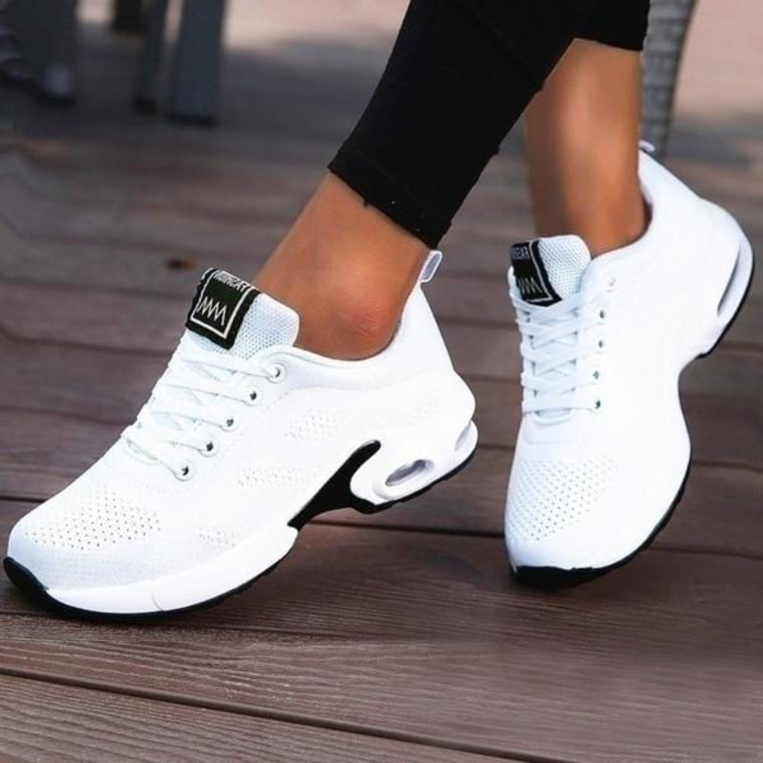 Landry | Women’s Lightweight Knit Sneakers with Air Unit Sole | Casual