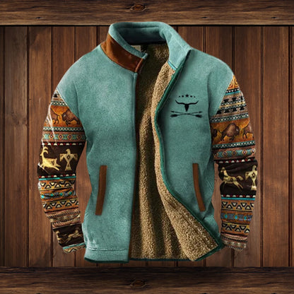 Caleb | Men's Fleece Outdoor Jacket with Sherpa Lining