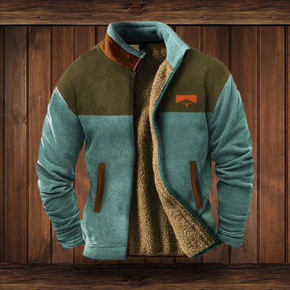 Caleb | Men's Fleece Outdoor Jacket with Sherpa Lining