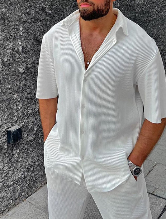 Kestrel | Men’s Modern Summer Shirt and Trouser Set | Casual