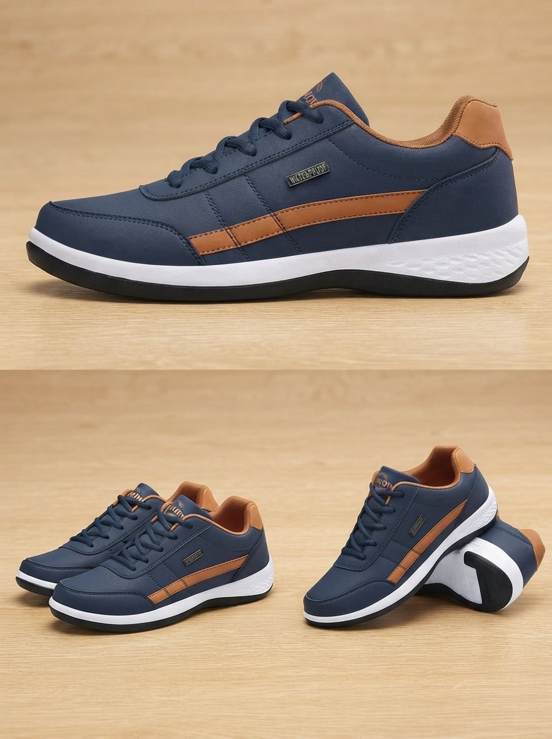 Benjamin | Men's Orthopedic Waterproof Sneakers with Non-Slip Lace-up Design