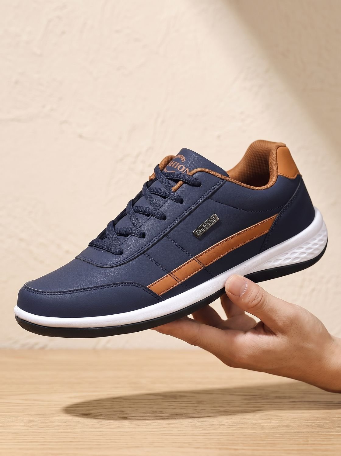 Benjamin | Men's Orthopedic Waterproof Sneakers with Non-Slip Lace-up Design