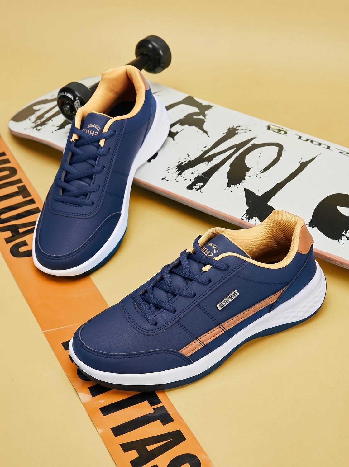 Benjamin | Men's Orthopedic Waterproof Sneakers with Non-Slip Lace-up Design