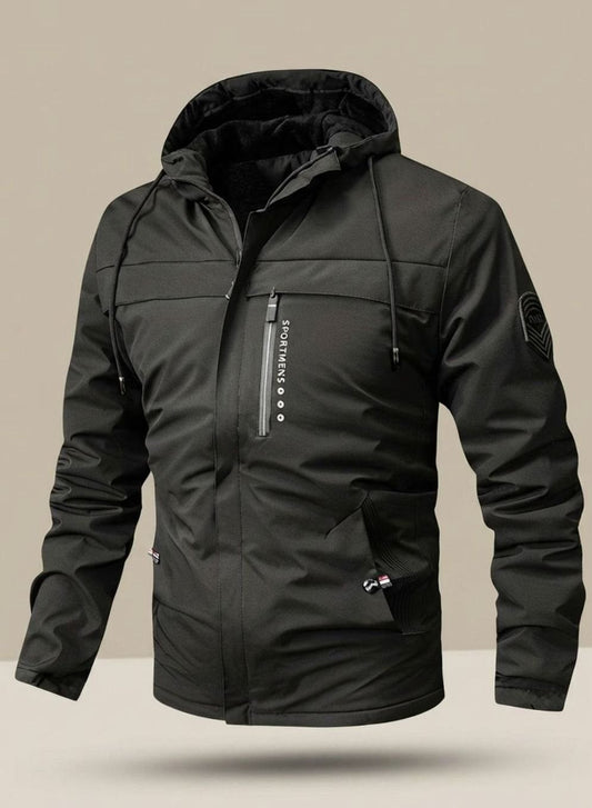 Noah | Men's Warm Lined Winter Jacket with Hood
