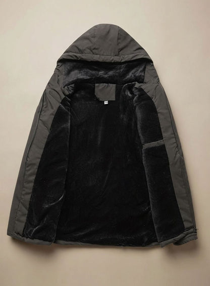 Noah | Men's Warm Lined Winter Jacket with Hood