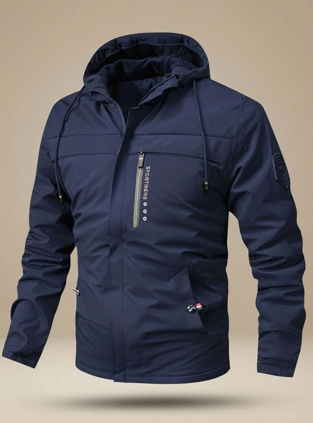 Noah | Men's Warm Lined Winter Jacket with Hood
