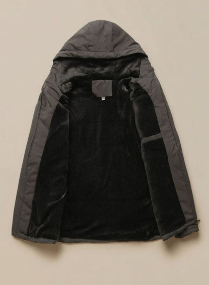 Noah | Men's Warm Lined Winter Jacket with Hood