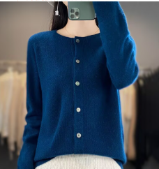 Susan | Knit Cardigan with Buttoned Front