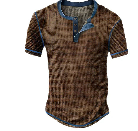 Falcon | Short-sleeve Henley shirt | Slim fit