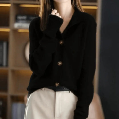 Penelope | Women's Cashmere Cardigan with Button Closure