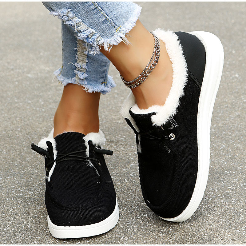 Carolyn | Warm Plush-Lined Casual Winter Shoes